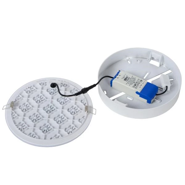 Lucide CERES-LED - Lámpara de techo Baño - Ø 21,5 cm - LED Regul. - 1x30W 3000K - IP44 - Blanco - detalle 3